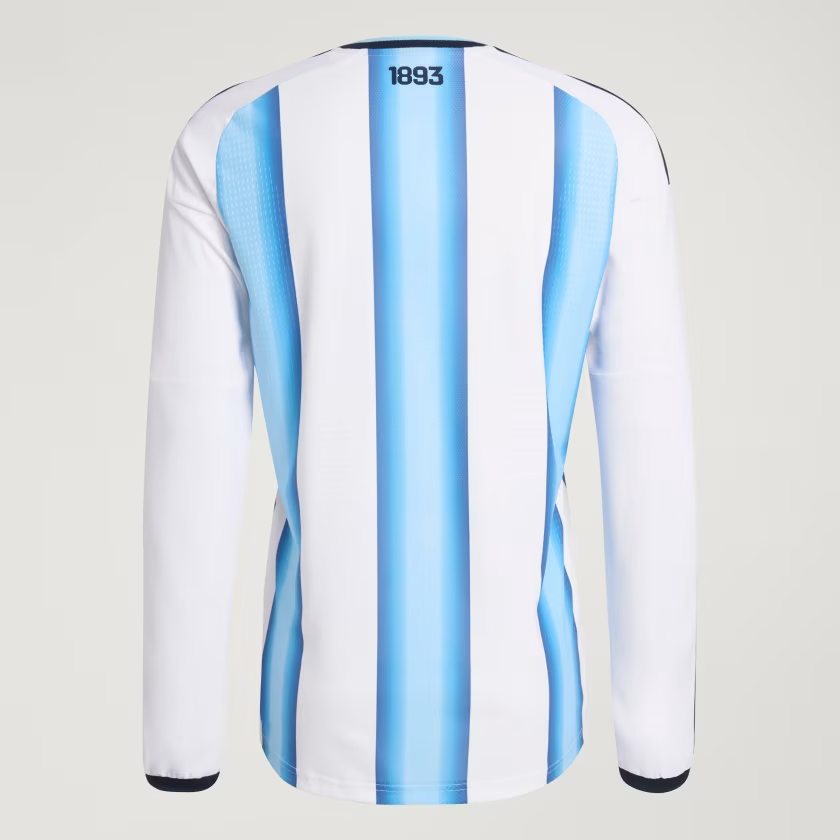 Herren Argentinien 2026 Heim authentisches WM-Langarm-Shirt