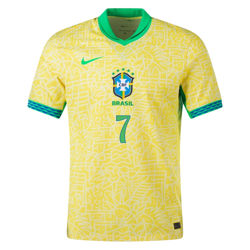 Das Kind ist VINI JR. Brasilien 2024 Heim Shirt