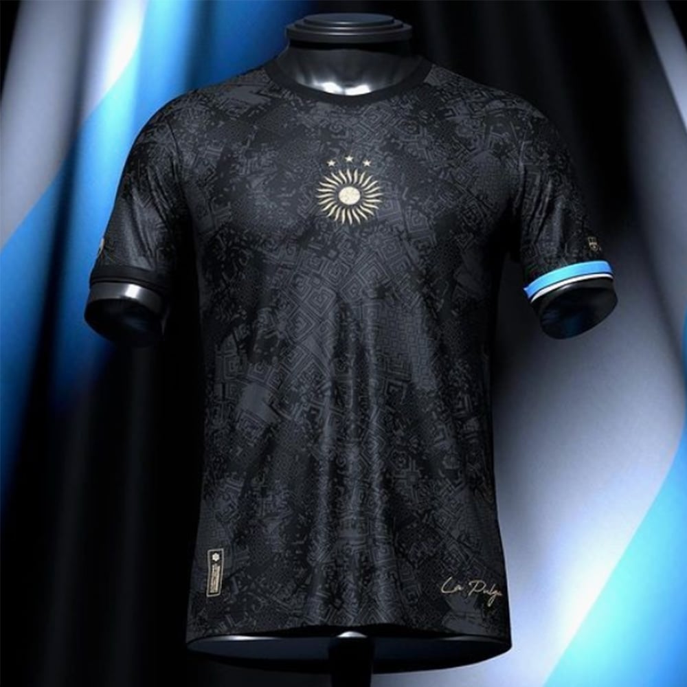 Argentinien La Pulga Messi Druck #10 Jersey 2023