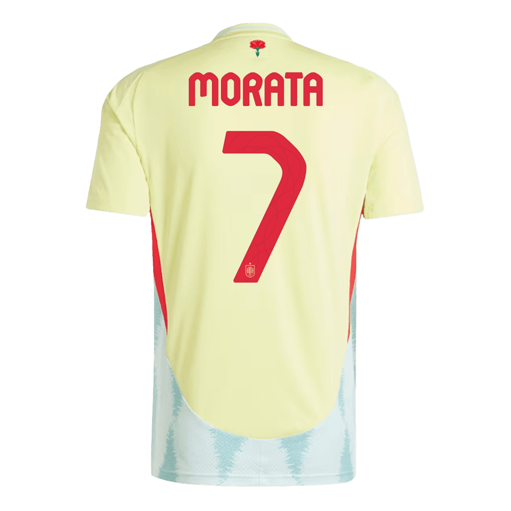 Alvaro Morata #7 Spanien Auswärtstrikot EURO 2024