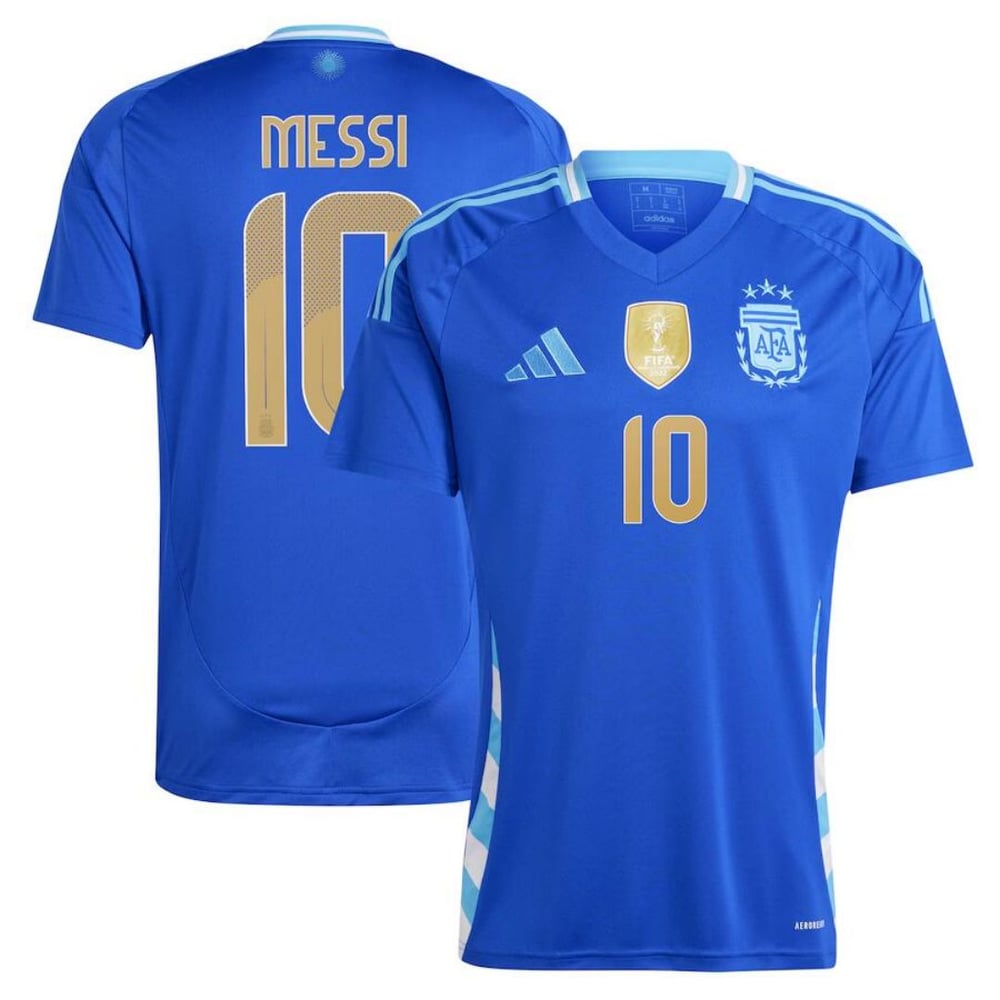 Lionel Messi #10 Argentinien Auswärts Jersey Cup of America 2024
