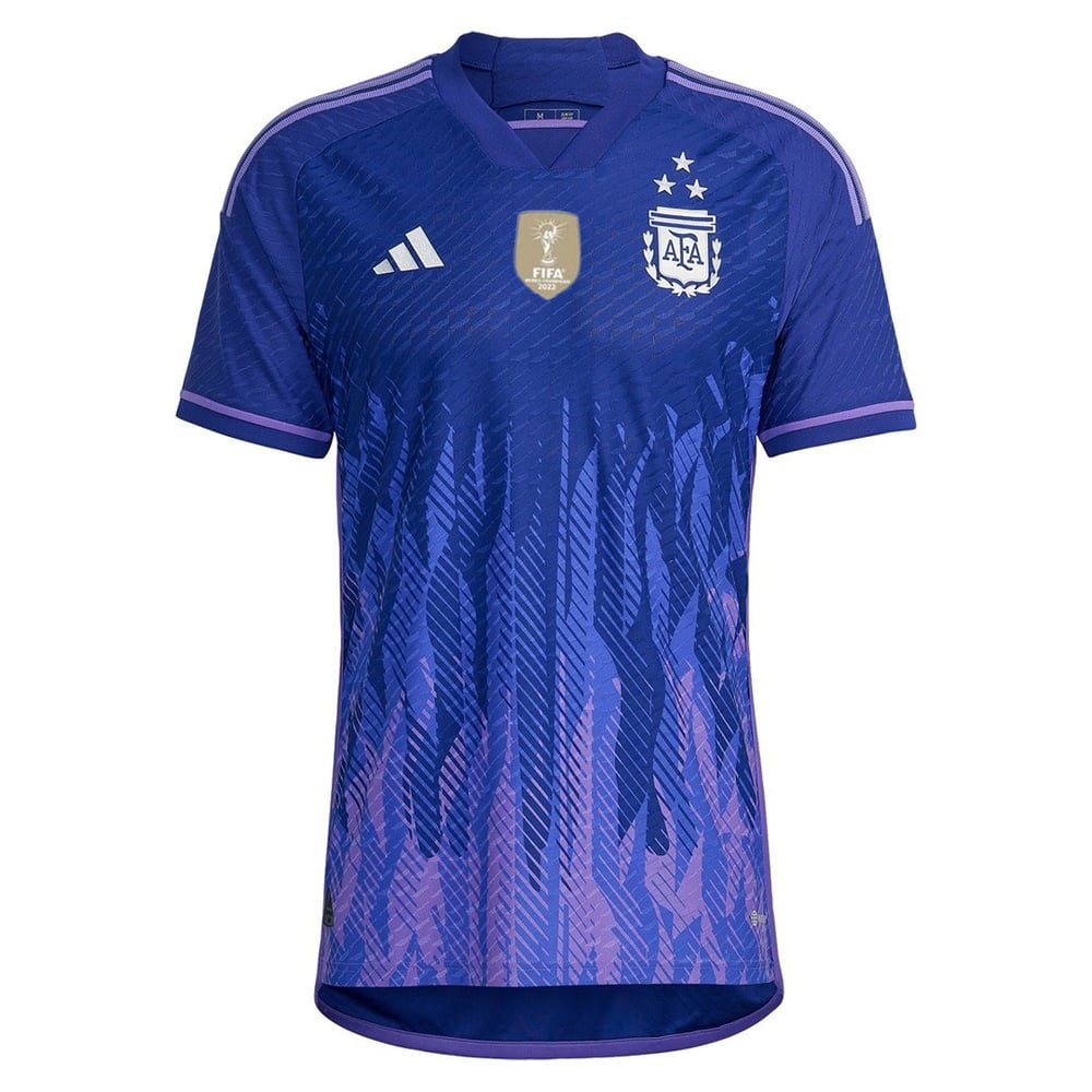 Argentinien 3 Sterne Spieler Version Auswärts Jersey World Cup 2022