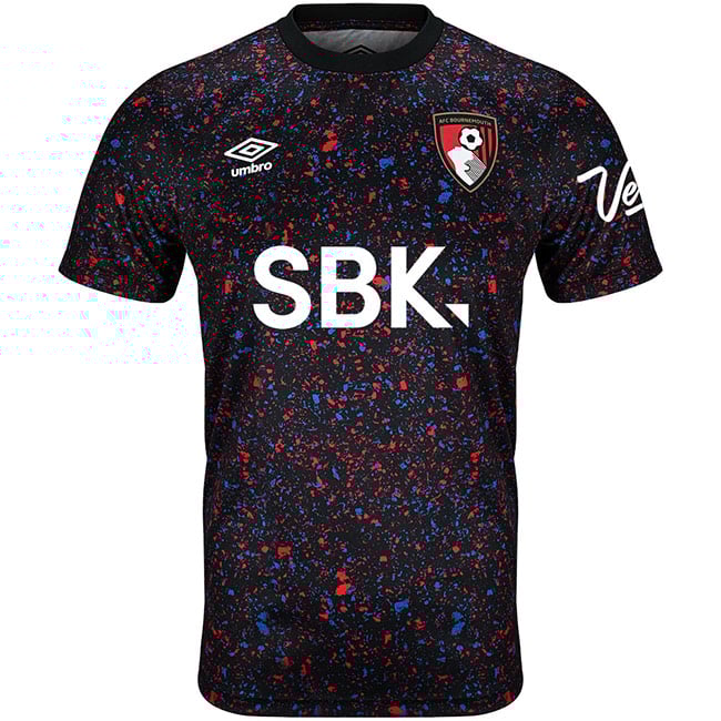 Herren AFC Bourne mouth 2025/26 Drittes Aufwärm hemd