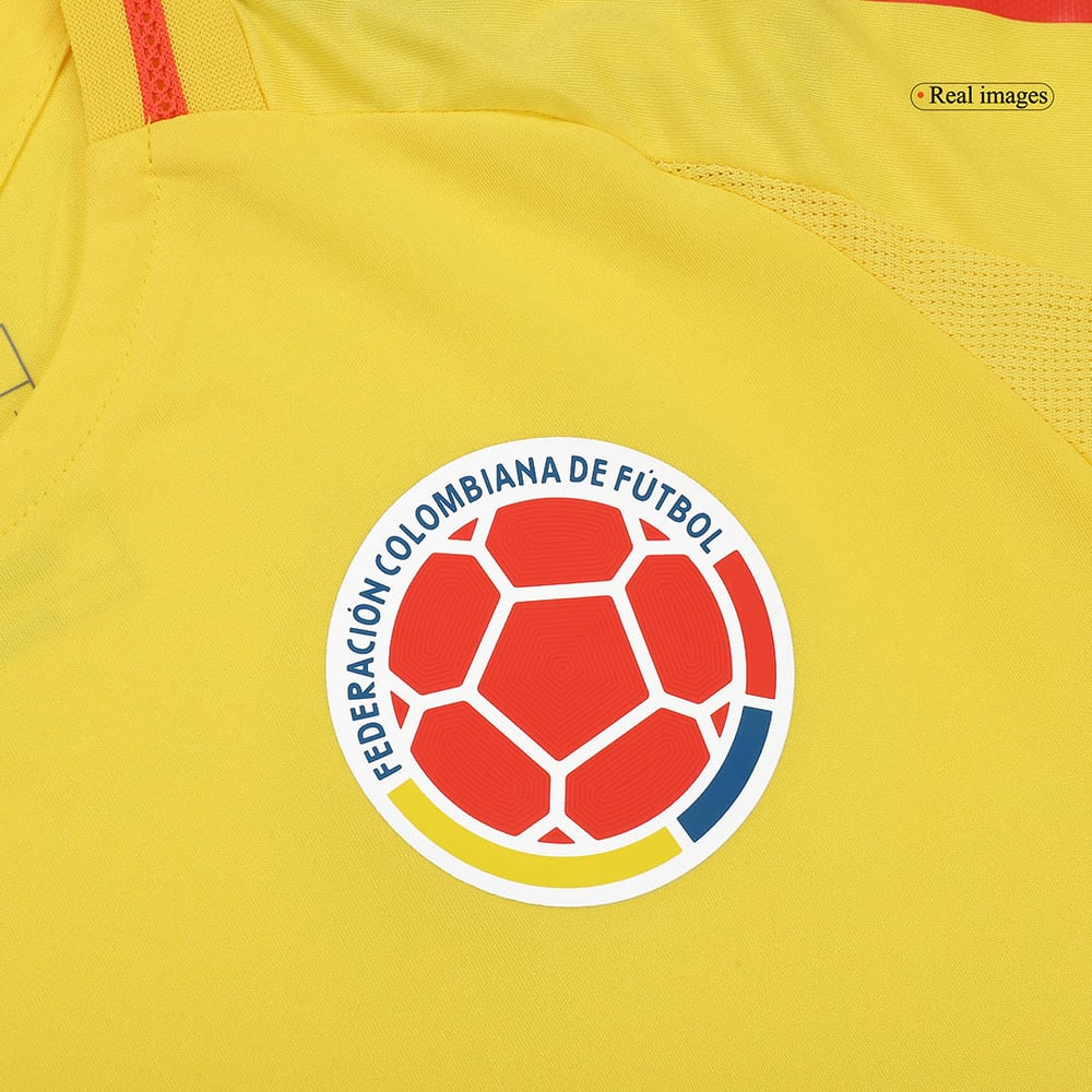Kolumbien Spieler Version Heim Jersey America Cup 2024