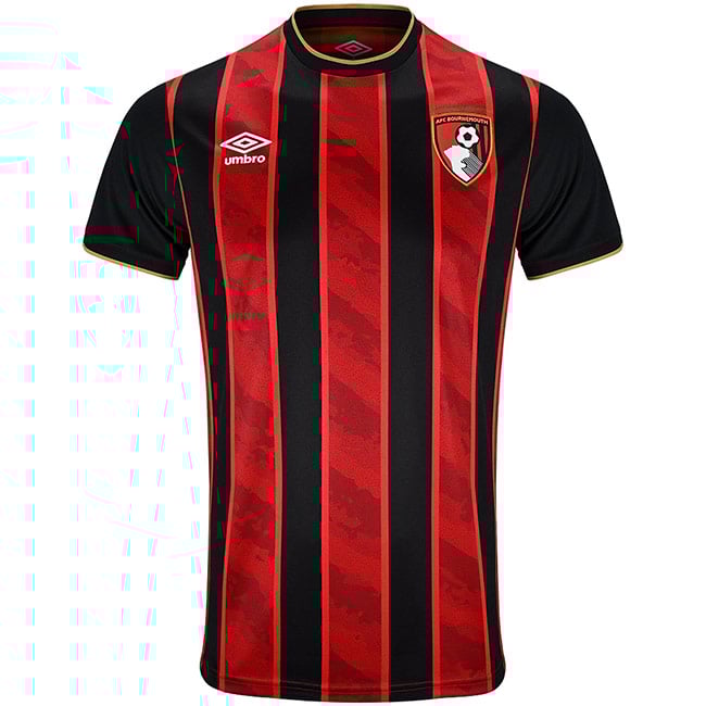 Kinder AFC Bourne mouth 2025/26 Ungesponserte Heim hemd