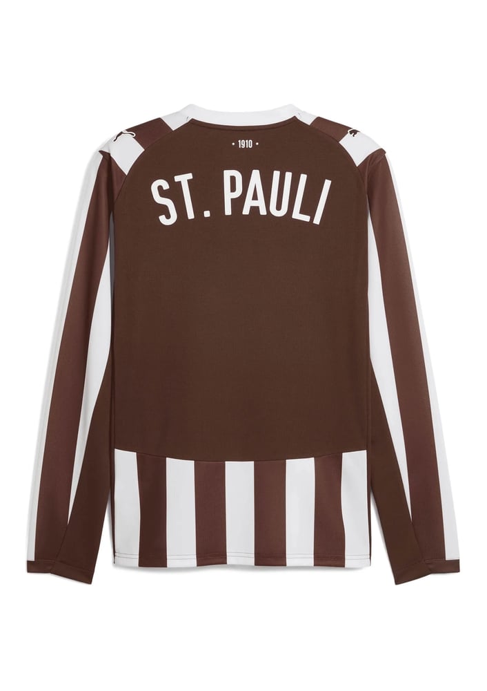Kid's FC St. Pauli 2025/26 Home Long Sleeve Shirt
