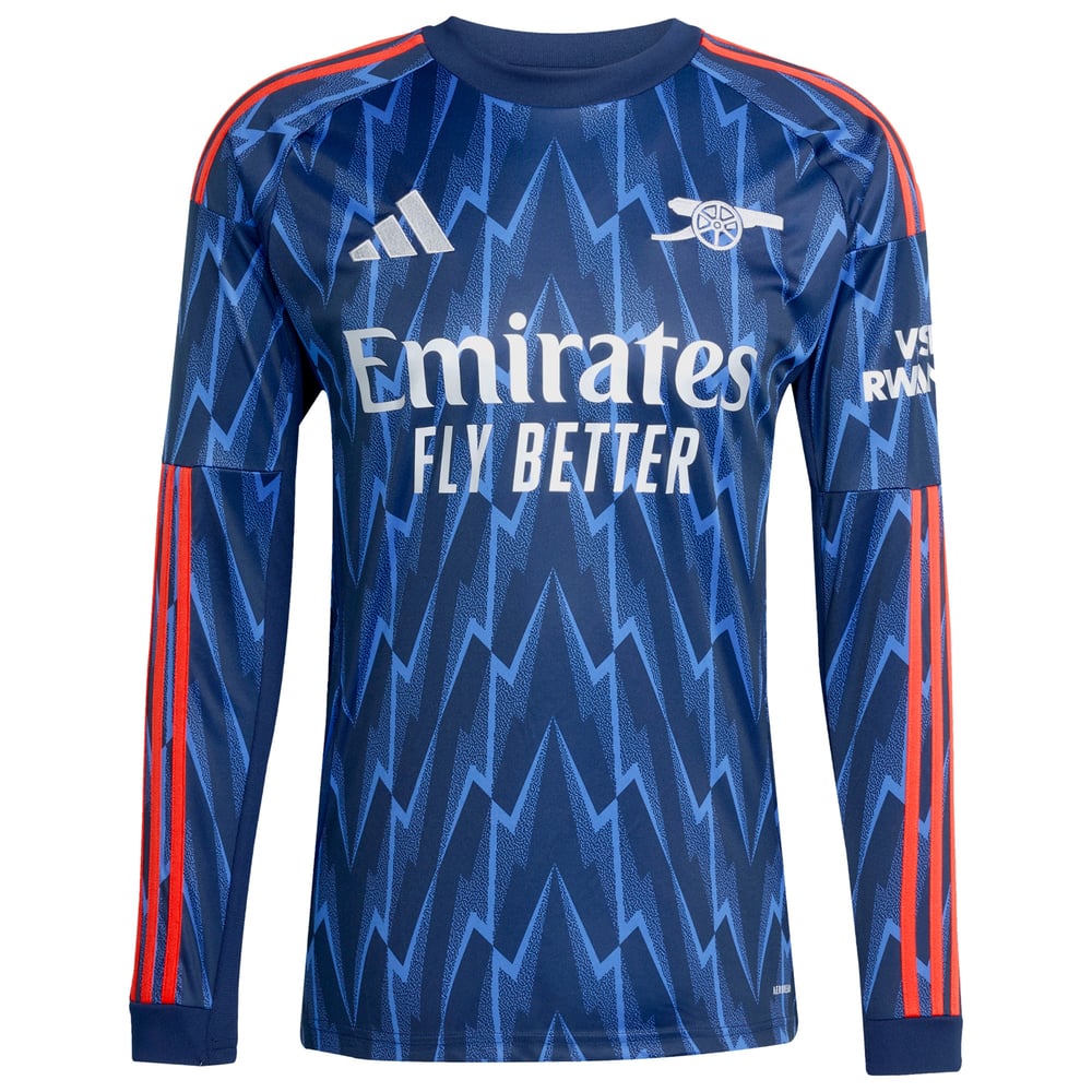 Herren Arsenal 2025/26 Auswärts Langarm Shirt