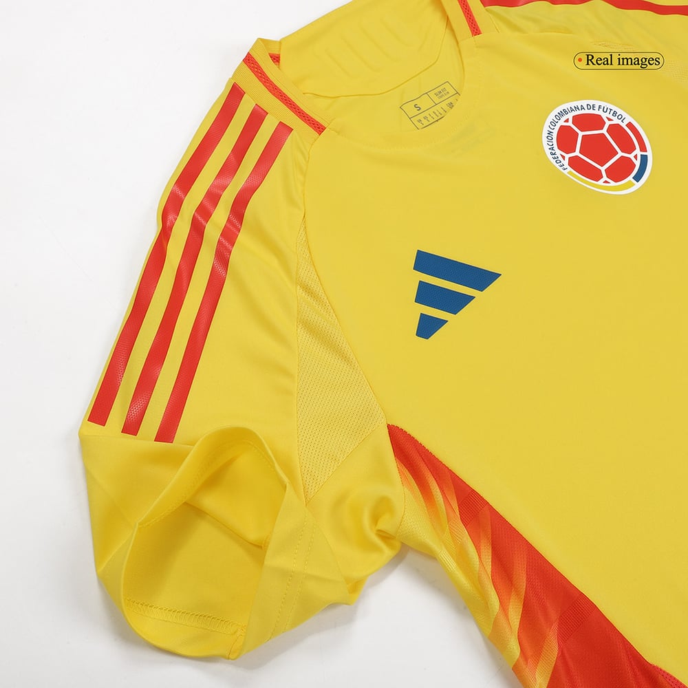 Kolumbien Spieler Version Heim Jersey America Cup 2024