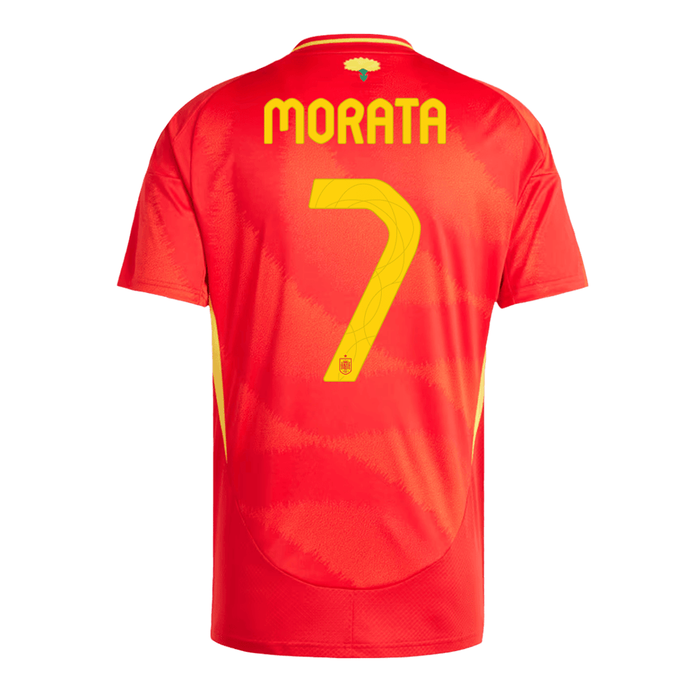 Alvaro Morata #7 Spanien Heimtrikot EURO 2024