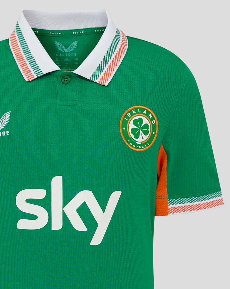 Kinder Irland 2025 Frauen Team Home Shirt