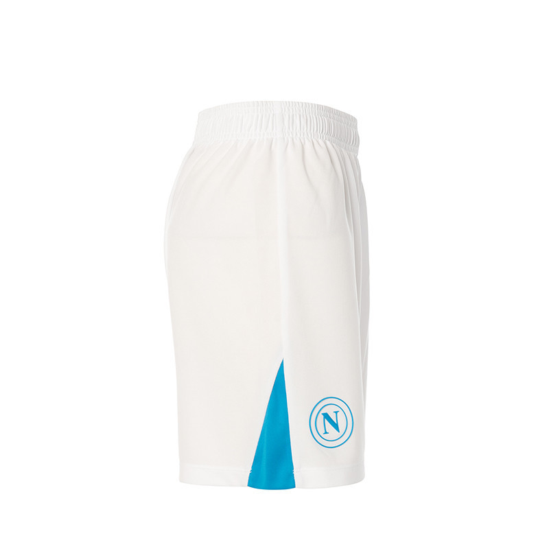 Damen Napoli 2024/25 Home Shorts-Weiß/Himmelblau