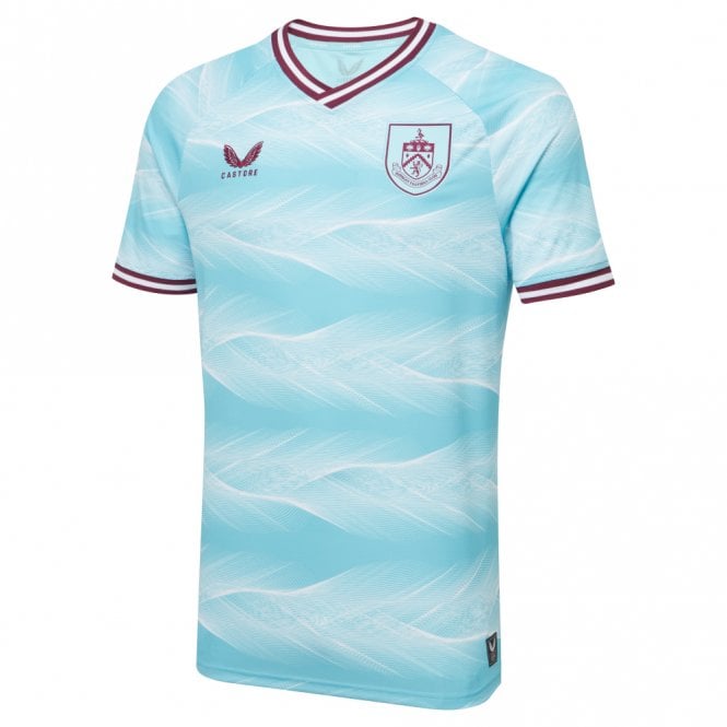Kid's Burnley 2025/26 Auswärts Unsponsored Shirt
