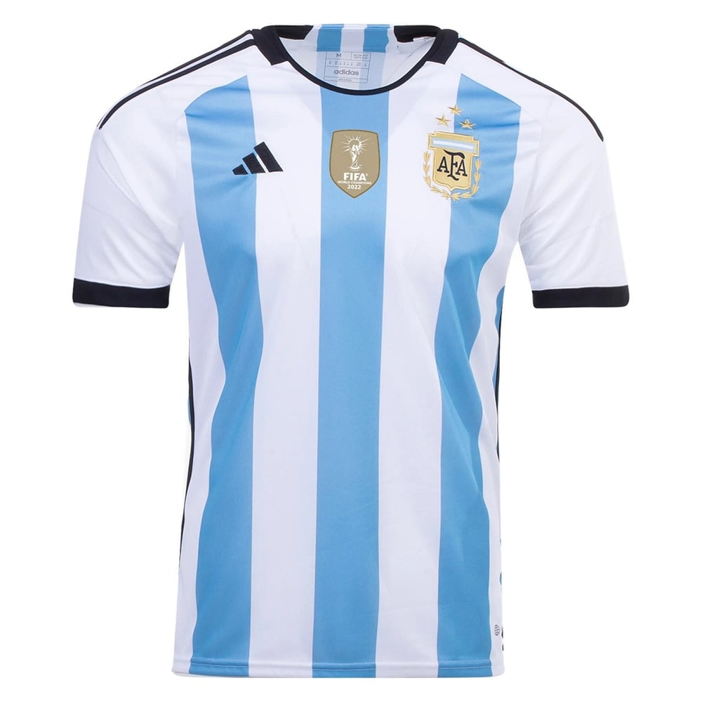 Argentinien Home Jersey Weltmeister schaft 2022