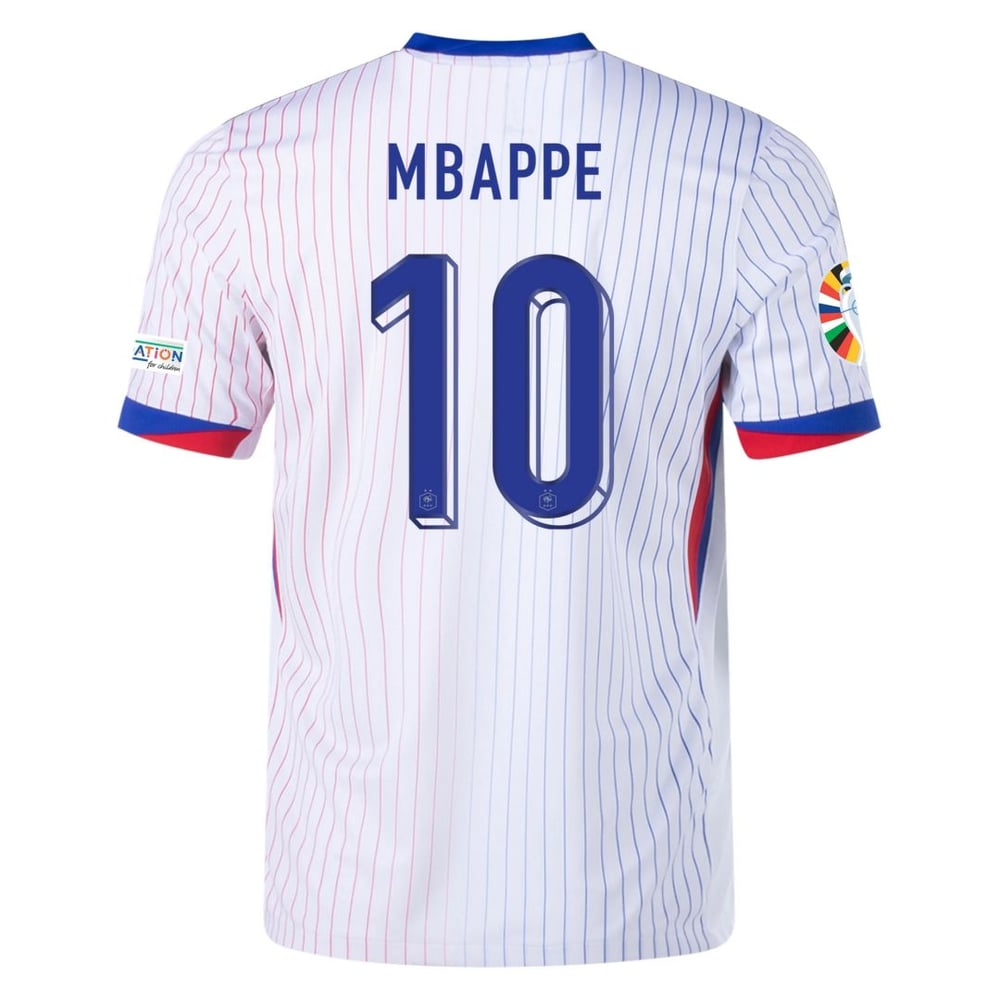 Kylian Mbappe #10 Frankreich Auswärts Jersey EURO 2024