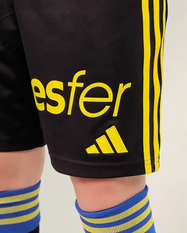 Kid's Real Oviedo 2025/26 Away Shorts
