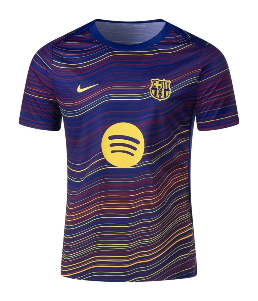 Men's FC Barcelona 2025/26 Home Prematch Shirt