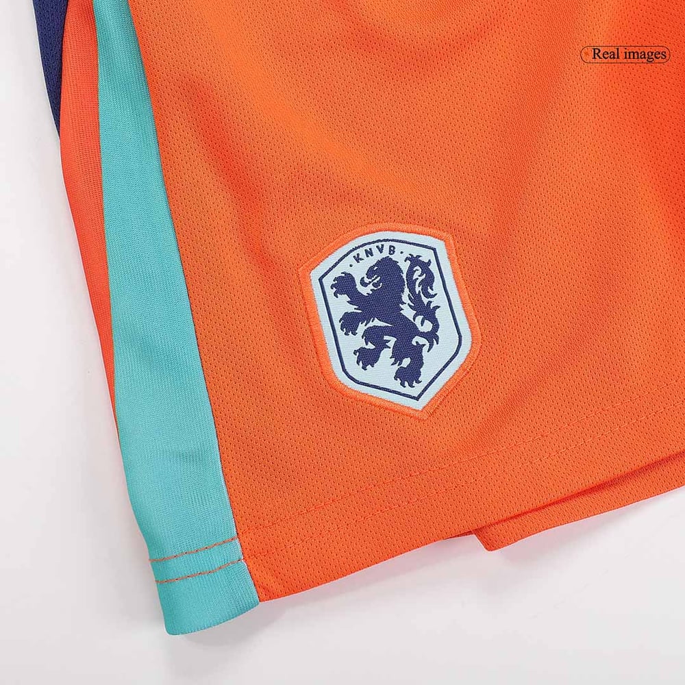 Kinder Niederlande Home Jersey Shorts EURO 2024