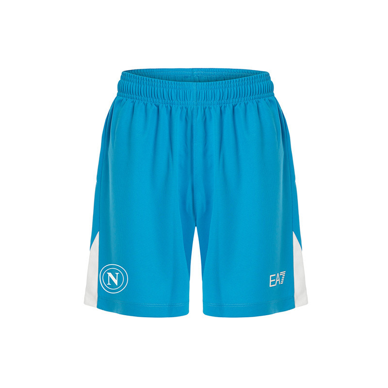 Männer Napoli 2024/25 Home Shorts-Himmelblau