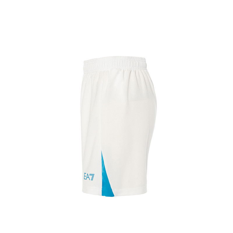 Kinder Napoli 2024/25 Home Shorts-Weiß/Himmelblau