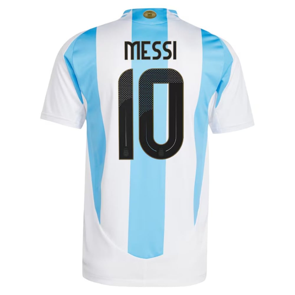 Lionel Messi #10 Argentinien Spieler Version Heimtrikot Copa America 2024