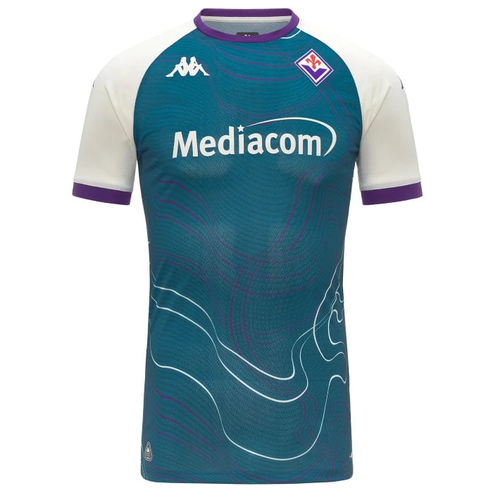 Frauen Fiorentina 2025/26 Drittes vorzeitiges Hemd-Türkis