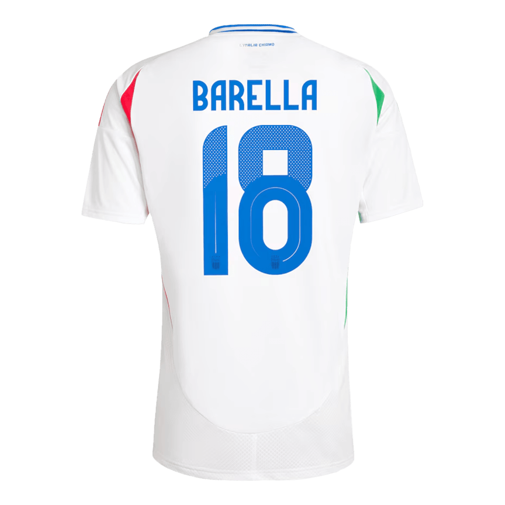 Nicolo Barella #18 Italien Auswärts trikot EURO 2024