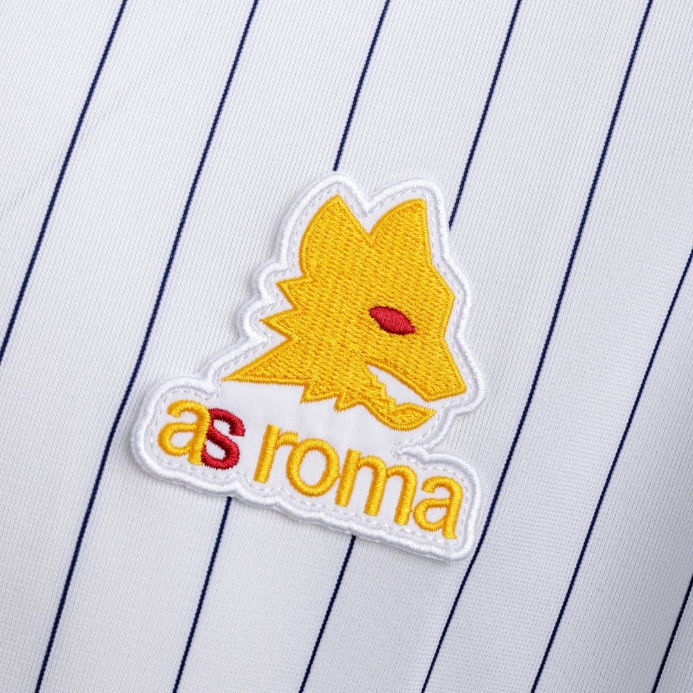 Kinder Roma 2025/26 Dritte Terrasse Icons Hemd-Weiß