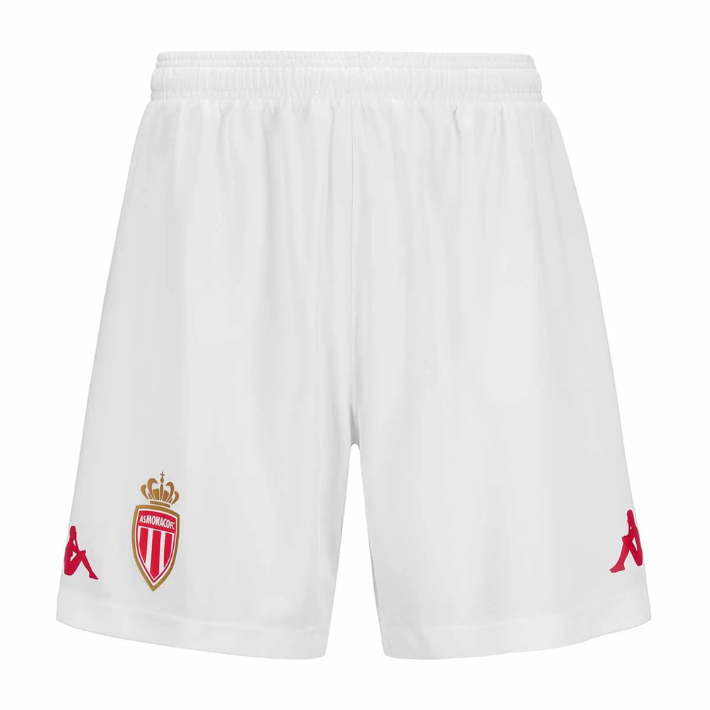 Kid's AS Monaco 2024/25 Home Shorts