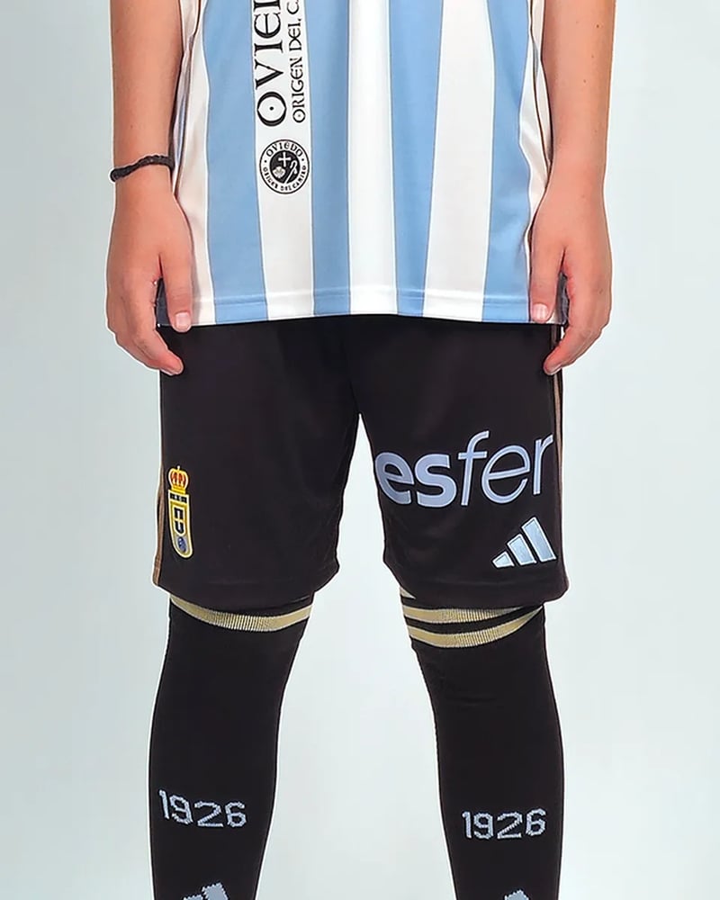 Kid's Real Oviedo 2025/26 Third Shorts
