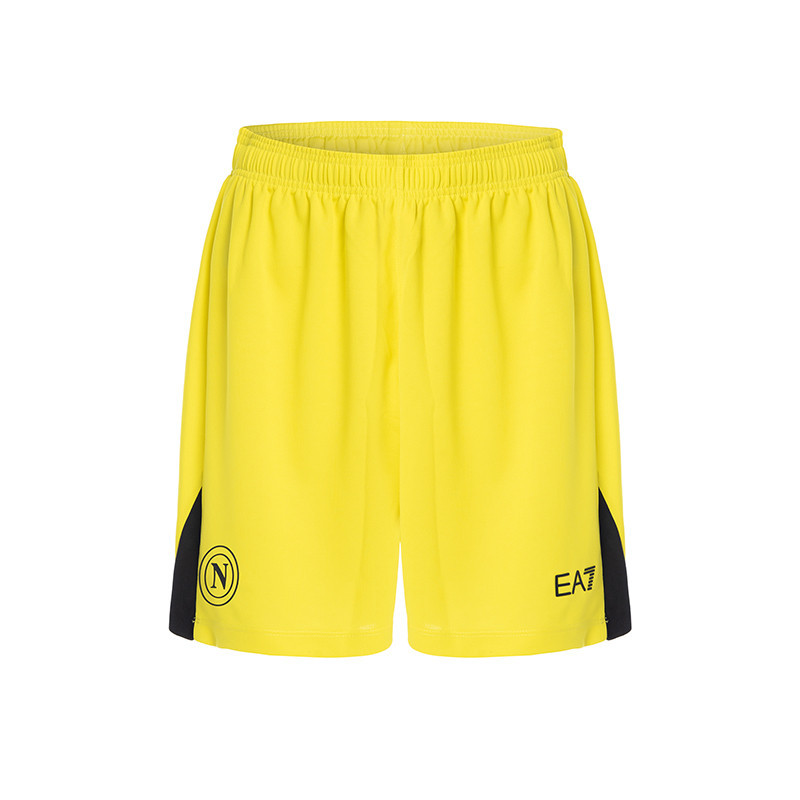 Kinder Napoli 2024/25 Home Shorts-Gelb
