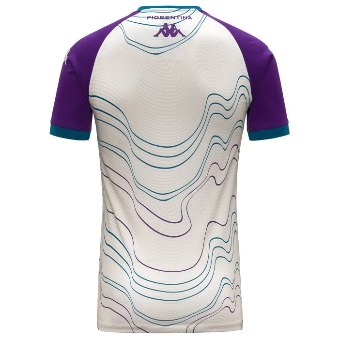 Kid's Fiorentina 2025/26 Drittes vorzeitiges Hemd-Weiß