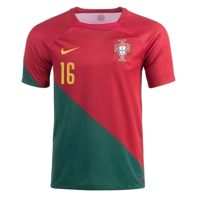 Renato Sanches #16 Portugal Home Jersey Weltmeister schaft 2022