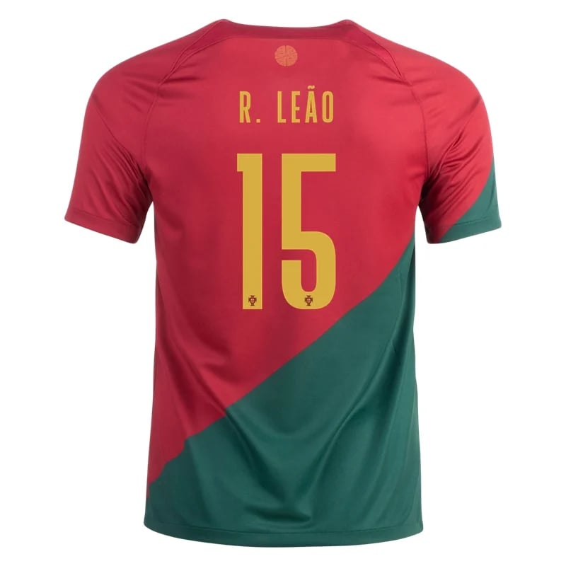 Rafael Leao #15 Portugal Home Jersey Weltmeister schaft 2022