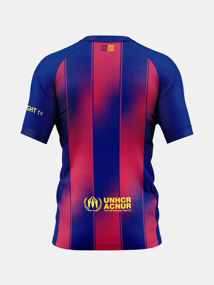 Kid's FC Barcelona 2025/26 Home UCL Shirt