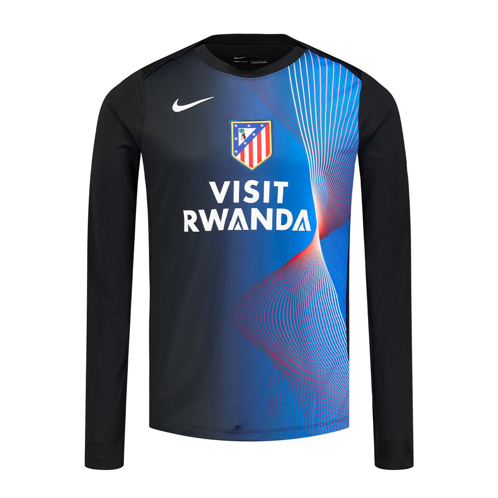 Kid's Atletico Madrid 2025/26 Third UEFA Pre Match Long Sleeve Shirt