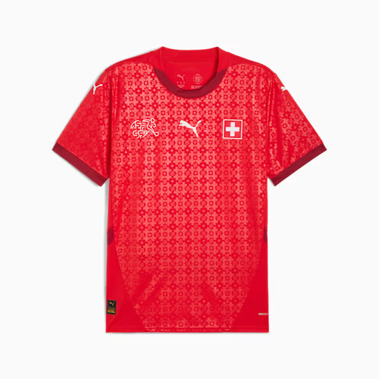 Kinder Schweiz 2025 Frauen Team Home Shirt