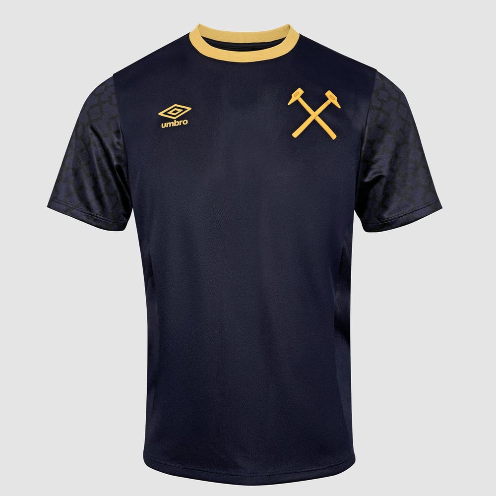 Herren West Ham United 2025/26 Drittes Pre Match Shirt - Navy