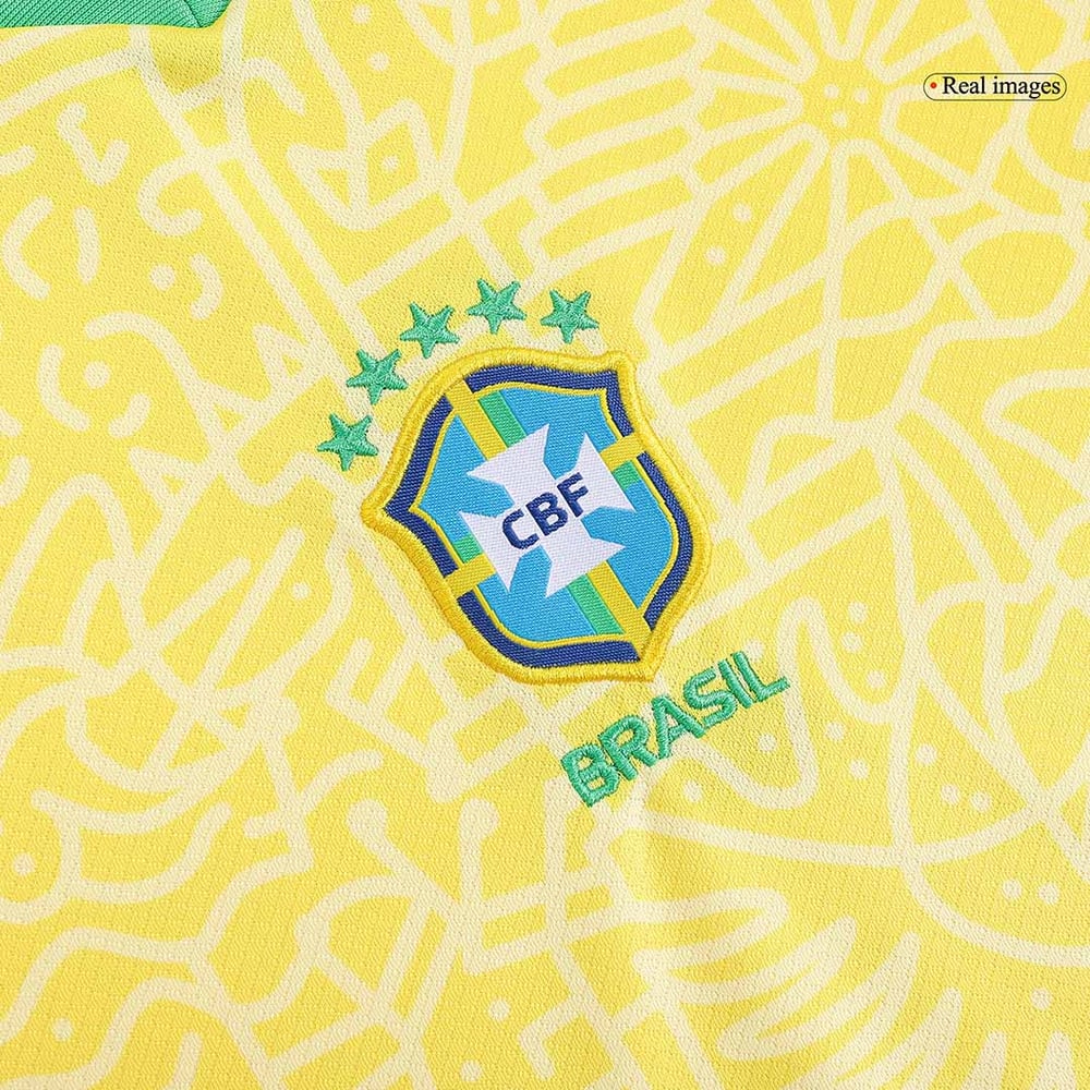 Kinder Brasilien Heim Jersey Shorts Copa America 2024
