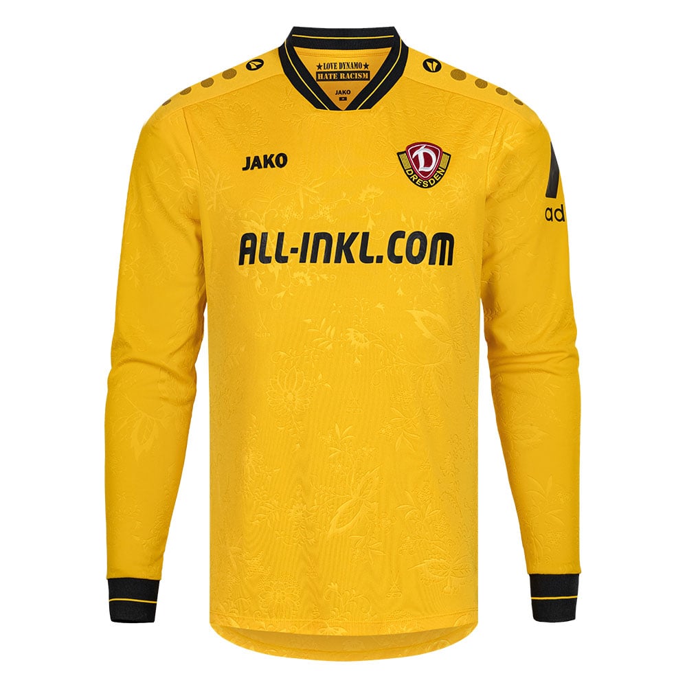 Kid's Dynamo Dresden 2025/26 Home Long Sleeve Shirt