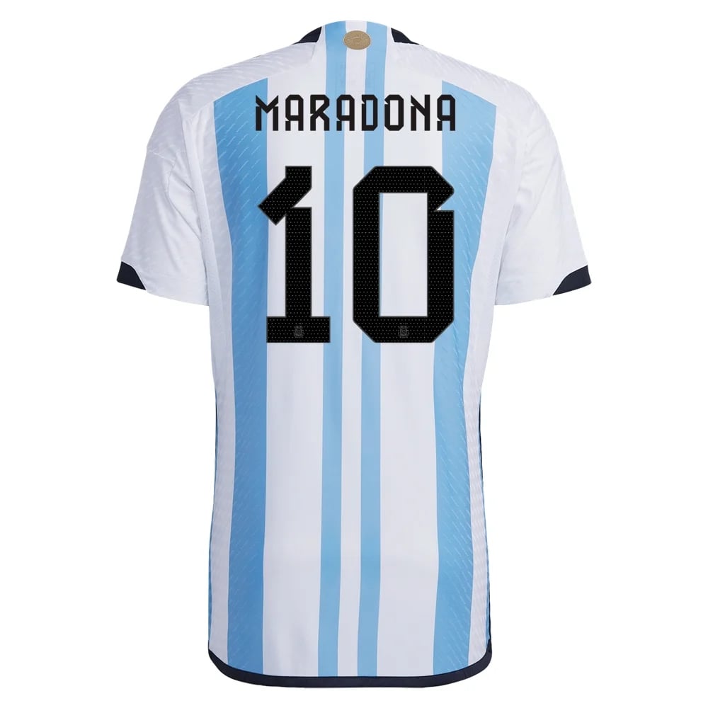 Diego Maradona #10 Argentinien Home Jersey Weltmeister schaft 2022
