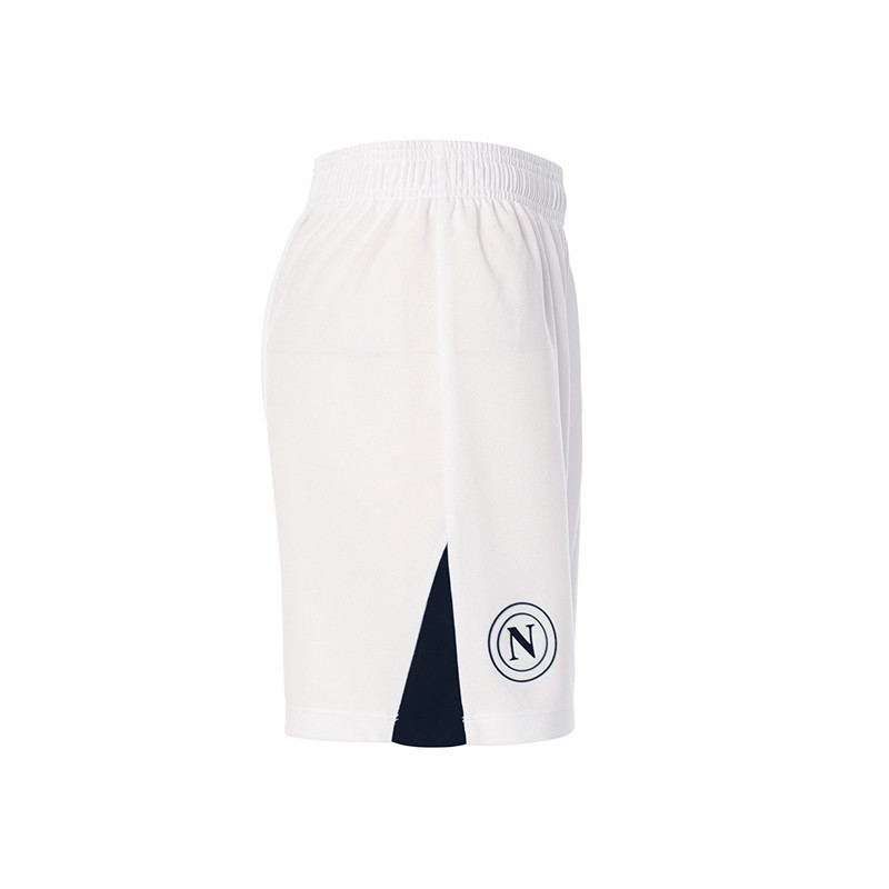 Damen Napoli 2024/25 Home Shorts-Weiß/Marineblau
