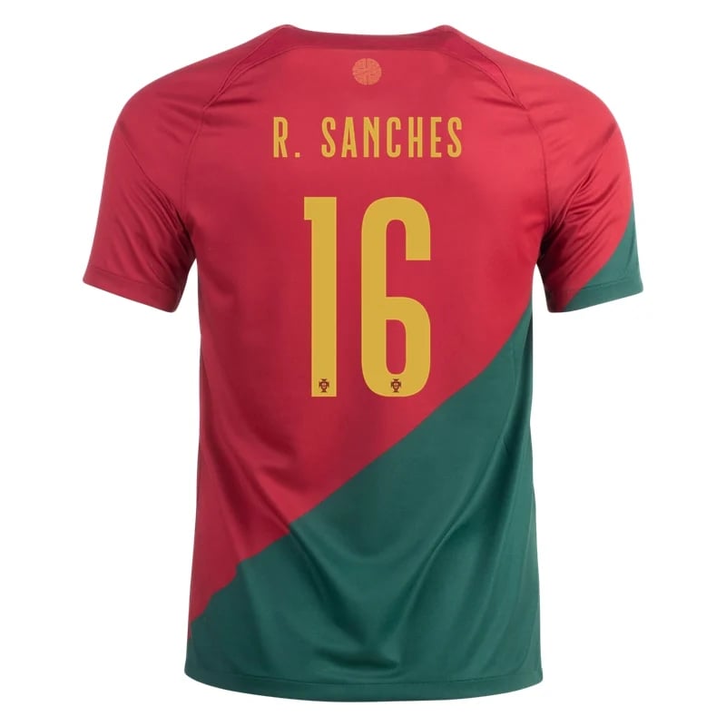 Renato Sanches #16 Portugal Home Jersey Weltmeister schaft 2022
