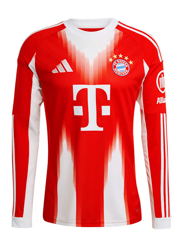 Herren Bayern München 2025/26 Heimtrikot Langarm