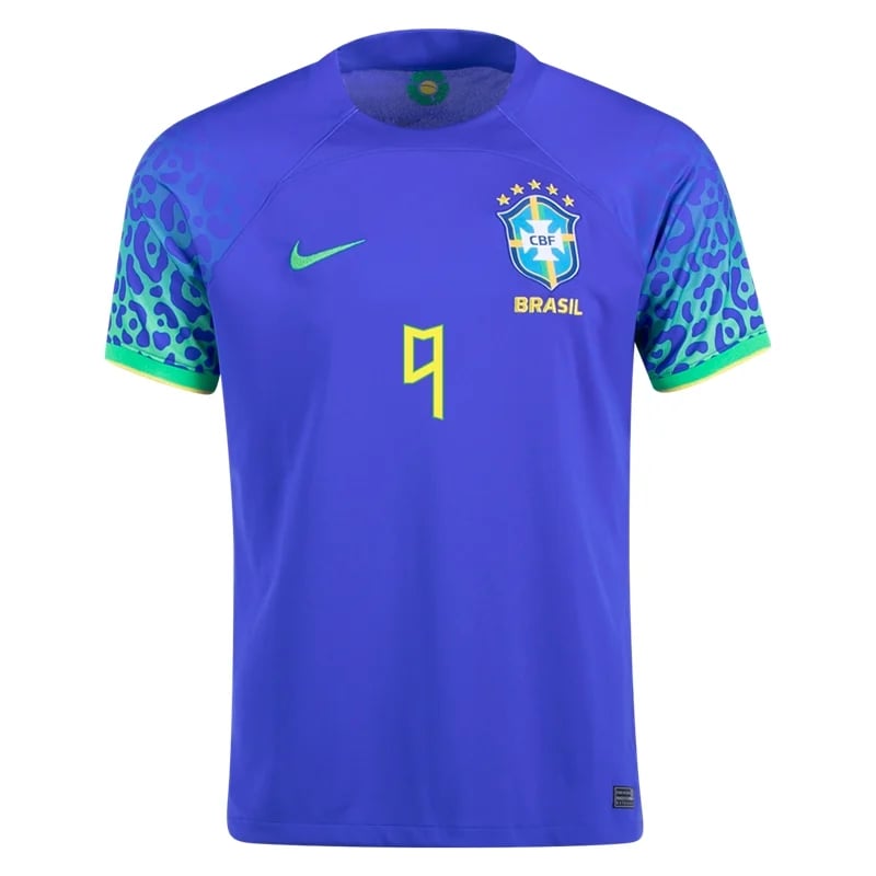 Richarlison #9 Brasilien Auswärts Jersey Weltmeister schaft 2022