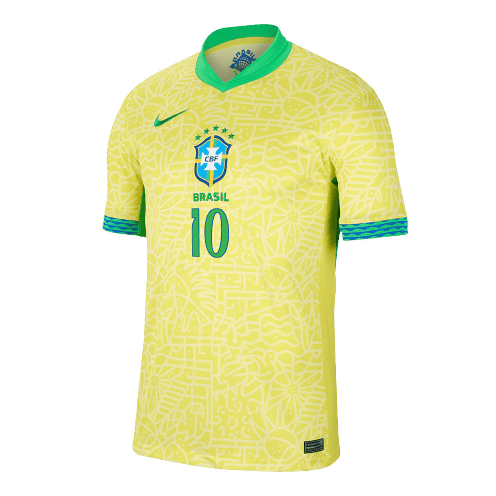 RODRYGO #10 Brasilien Home Jersey America Cup 2024