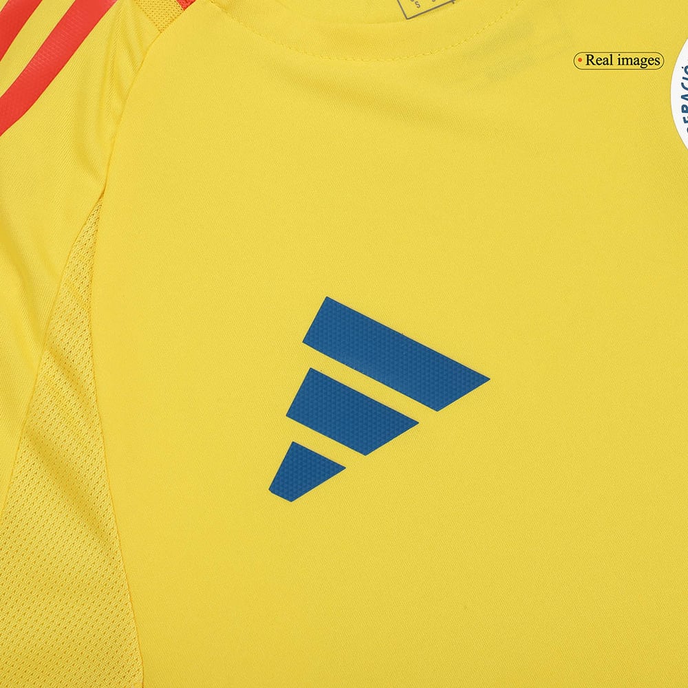 Kolumbien Spieler Version Heim Jersey America Cup 2024