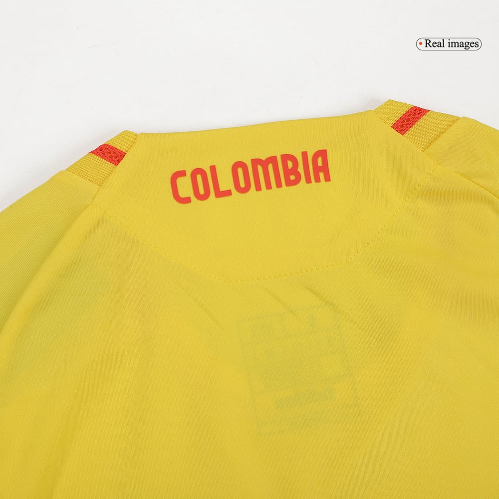 Kolumbien Spieler Version Heim Jersey America Cup 2024