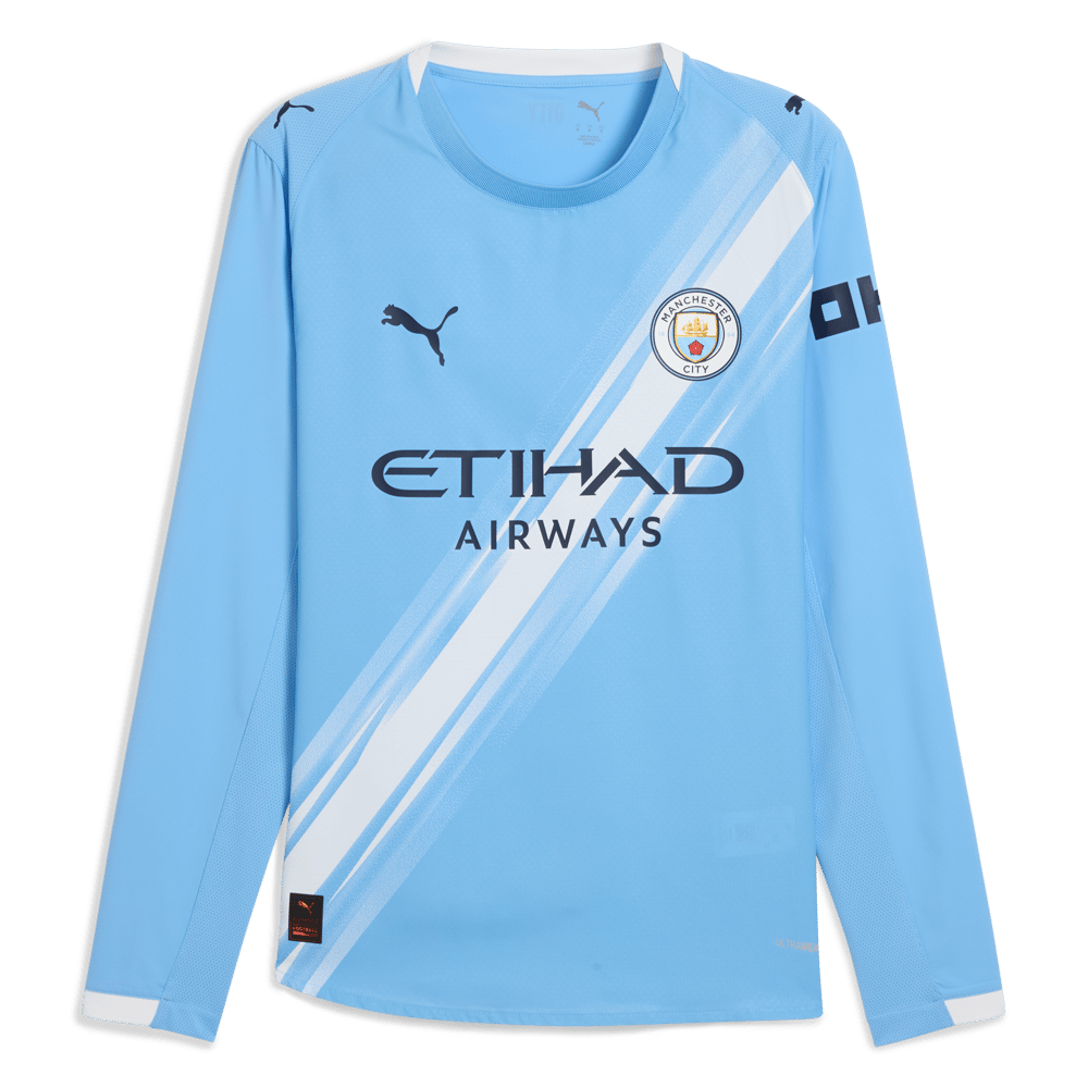 Herren Manchester City 2025/26 Heim-Langarm-Shirt