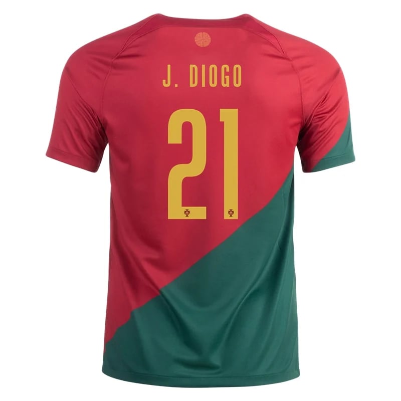 Diogo Quita #21 Portugal Home Jersey Weltmeister schaft 2022