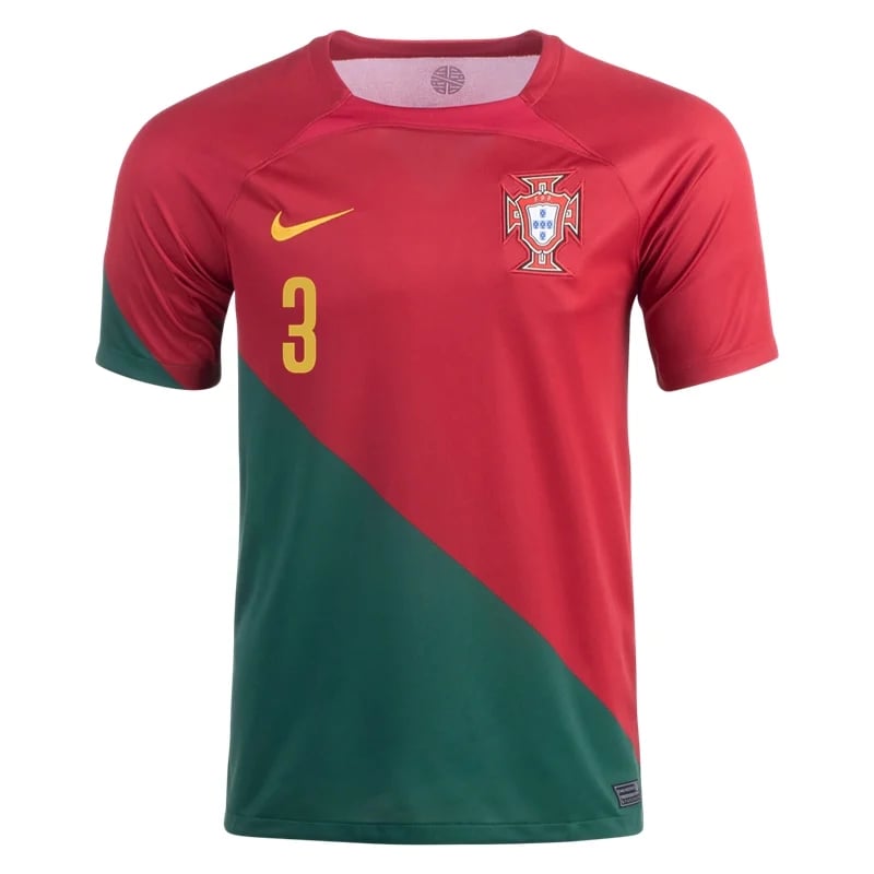 Pepe #3 Portugal Home Jersey Weltmeister schaft 2022